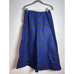 Nigerian Skirt African Maxi Skirt Blue